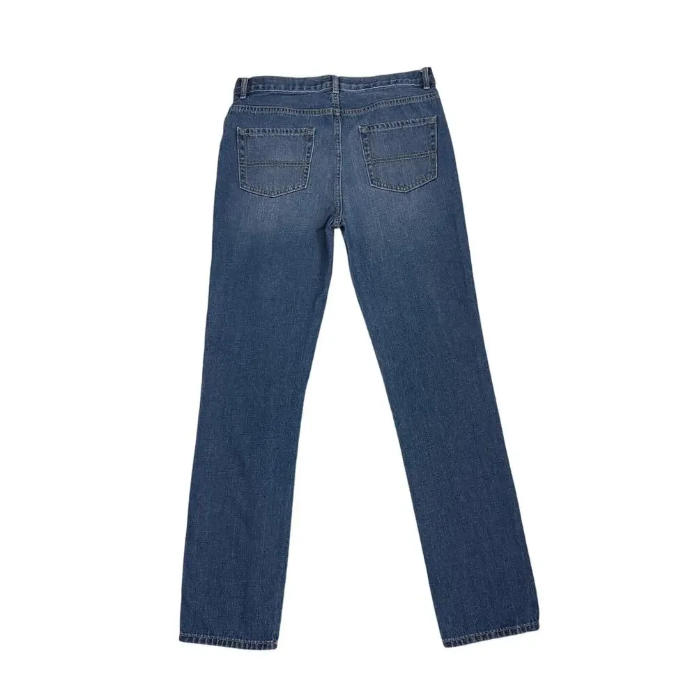 Children's Place Adjustable Waist Denim Blue Skinny Jeans Size Youth Boy's 16